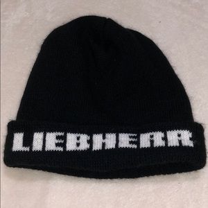 Black Liebherr beanie